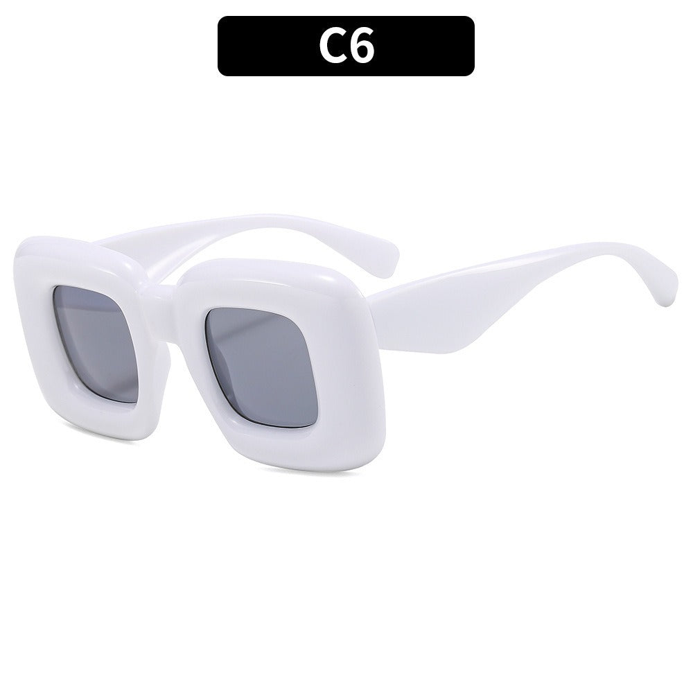 New Inflatable Sunglasses Funny Square Street Sunglasses