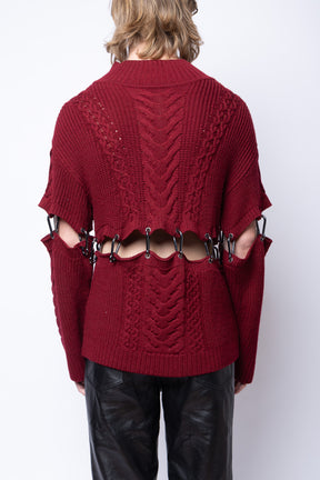 Chunky Knit Carabiner Sweater