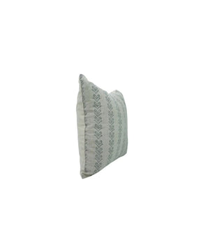 Hand-carved Block Printed Printed Pure Linen Cushion Cover - Tribal Arrow