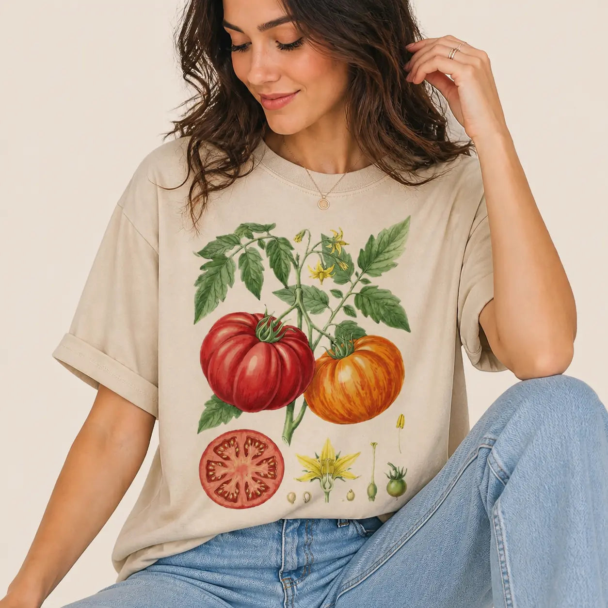 Heirloom Tomato Botanical Graphic Tee