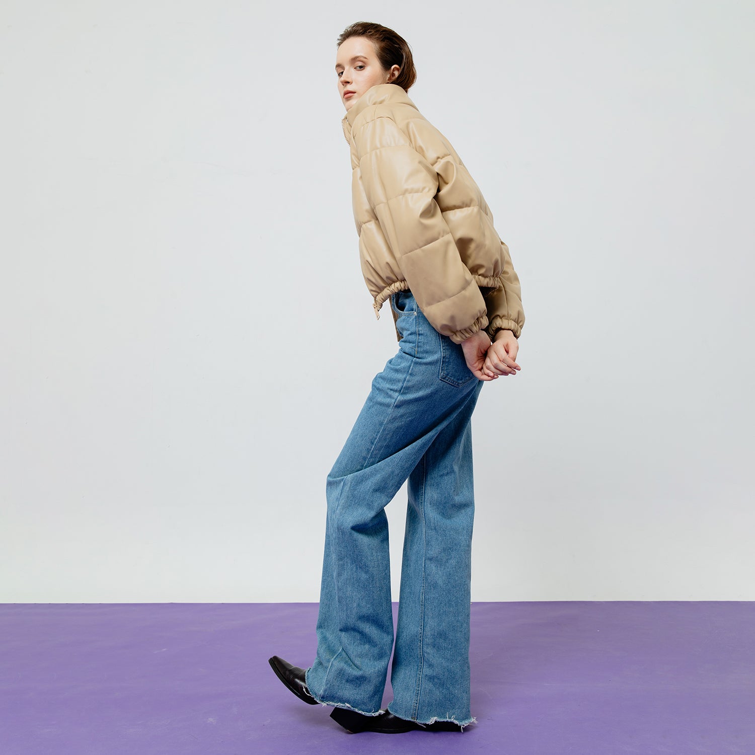 Lyra Quilted Leather Jacket