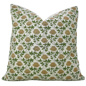 Bold Block Design Linen Blend Pillow Cover - Khubsoorat