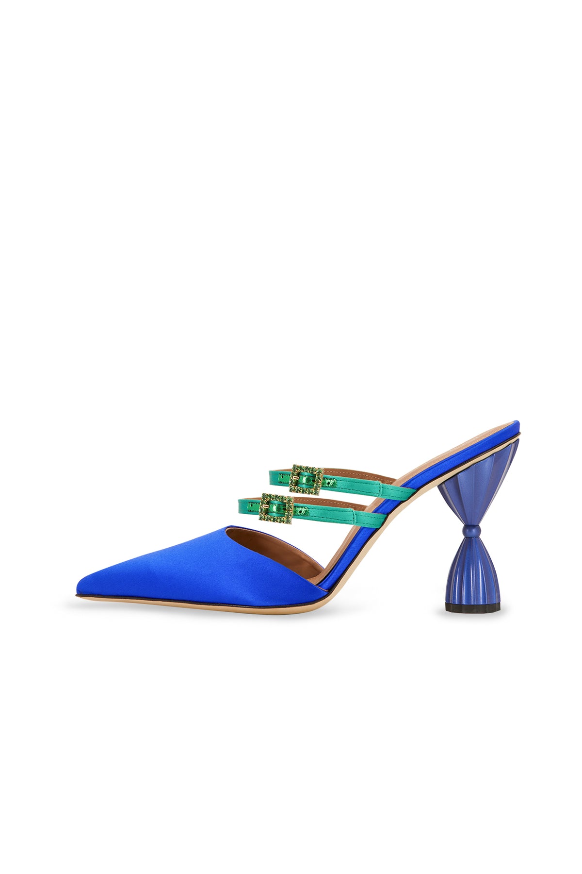 Lolita Pointy Toe Crystal Mule