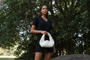 Cartera Basquiat – Luxury Handcrafted Shoulder Bag Inspired by Jean-Michel Basquiat | Ethical Fashion from Ecuador