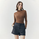 WREN SHORT LEATHER PANTS