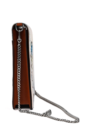 Artepara Winter Signature Hand-Embroidered Leather Clutch