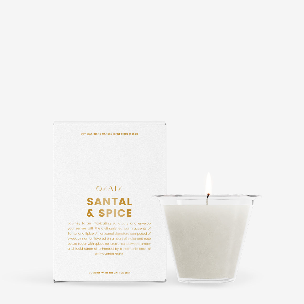 ZAI Candle in Santal & Spice