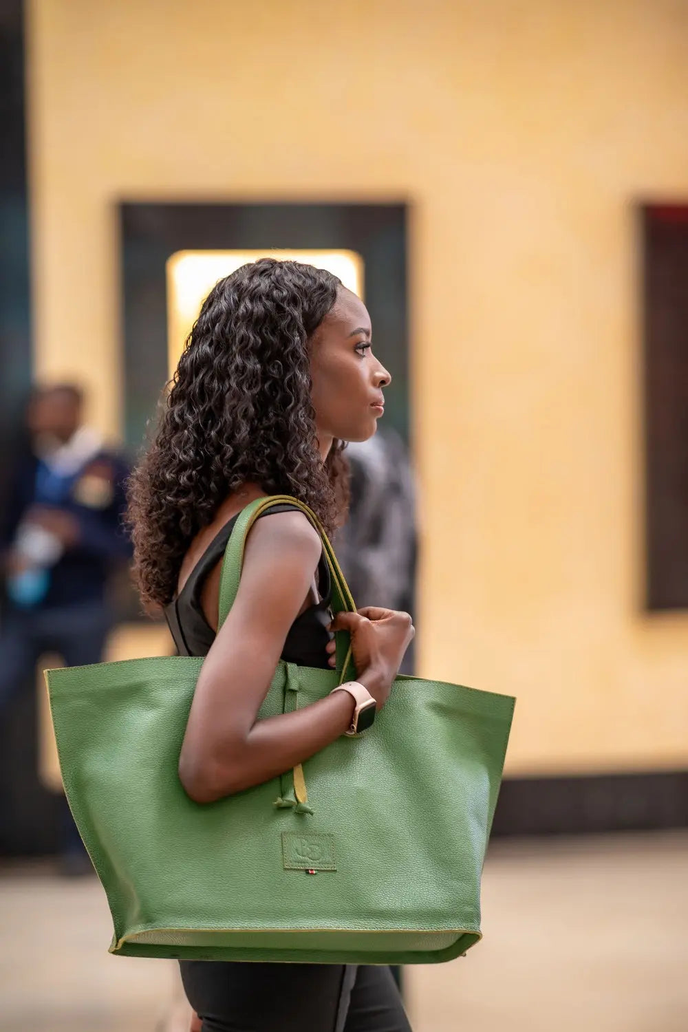 Nyali Leather Tote
