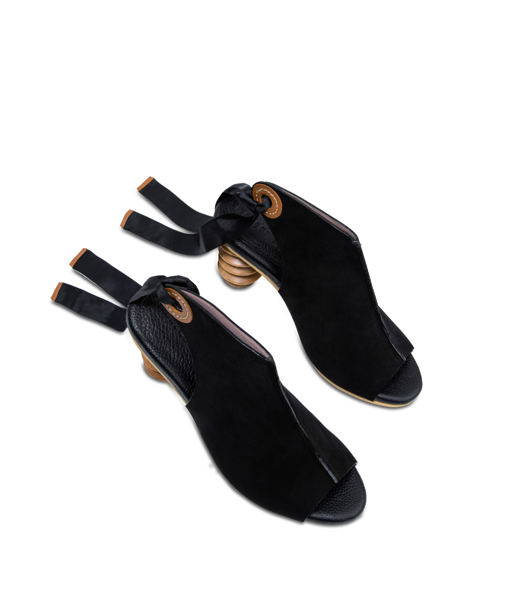 Matisse7 Black Sculptural Leather Bootie Preorder