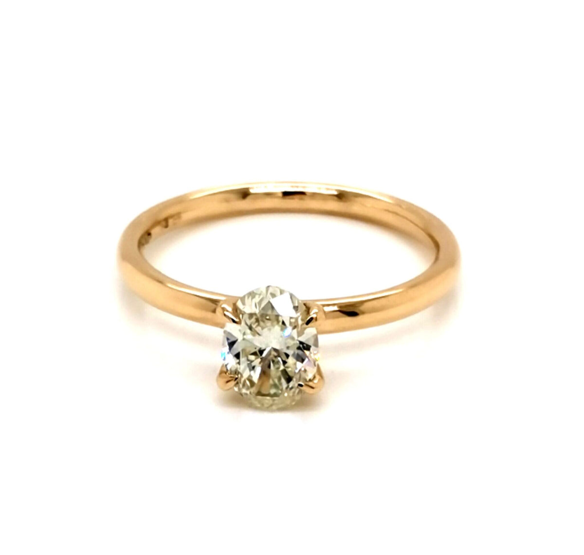 Oval Classic 1.2ct natural diamond Solitaire