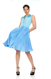 Double Collar Ombre Dress