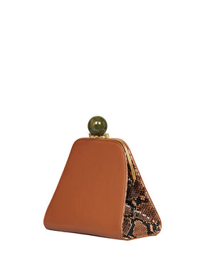 Josephine - Ball Frame Calfskin Leather Bag