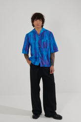 Finistere Sun-Faded Camp Collar Shirt