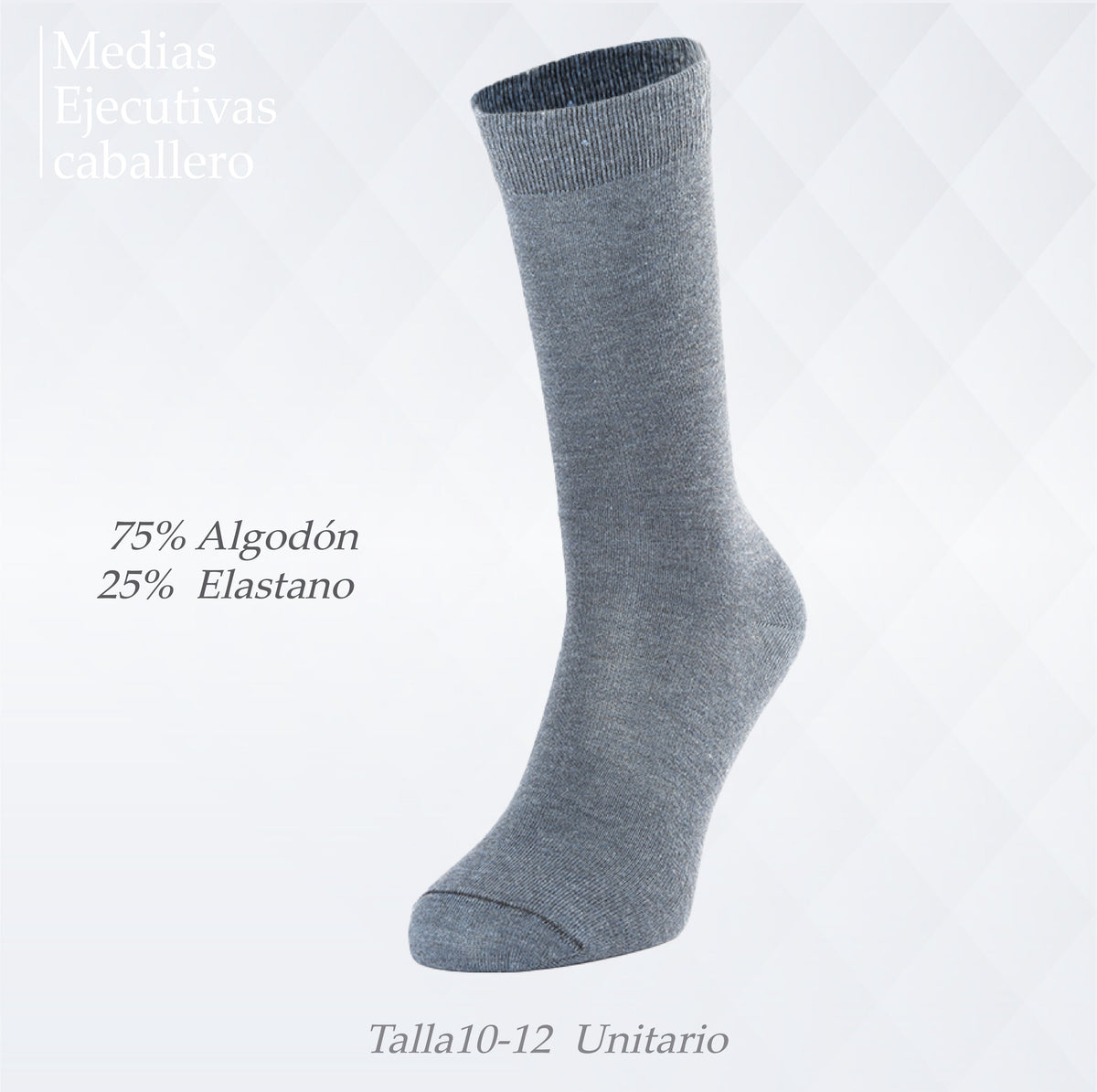 MEDIA EJECUTIVA PUNTA SIN COSTURA UNITARIA