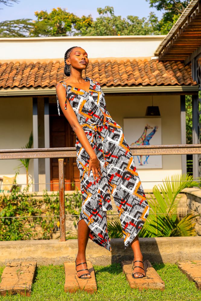 Jengo Geometric Jumpsuit