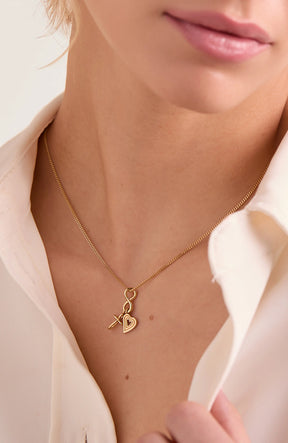 Faith, Hope, & Love Charm Pendant Necklace