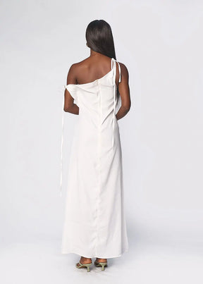 SIA DRESS- OFF WHITE MAGNOLIA