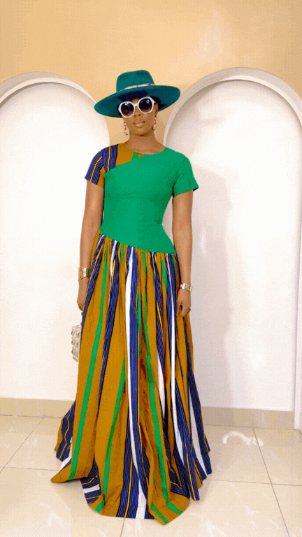 Okaaomee African Maxi Dress