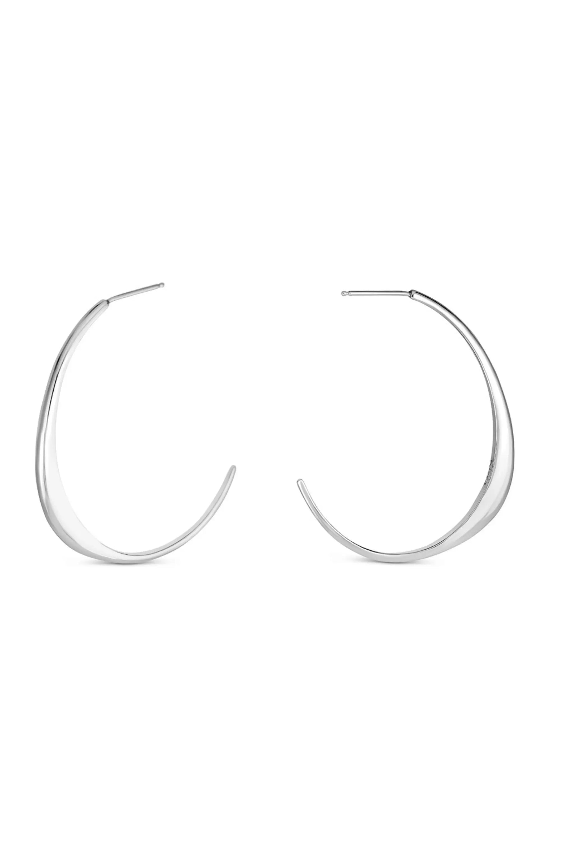 Hiba Hoop Sterling Silver Earrings