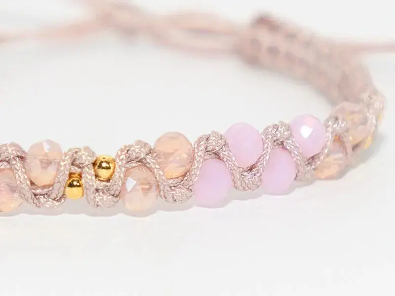 Macrame Bracelet Light Pink