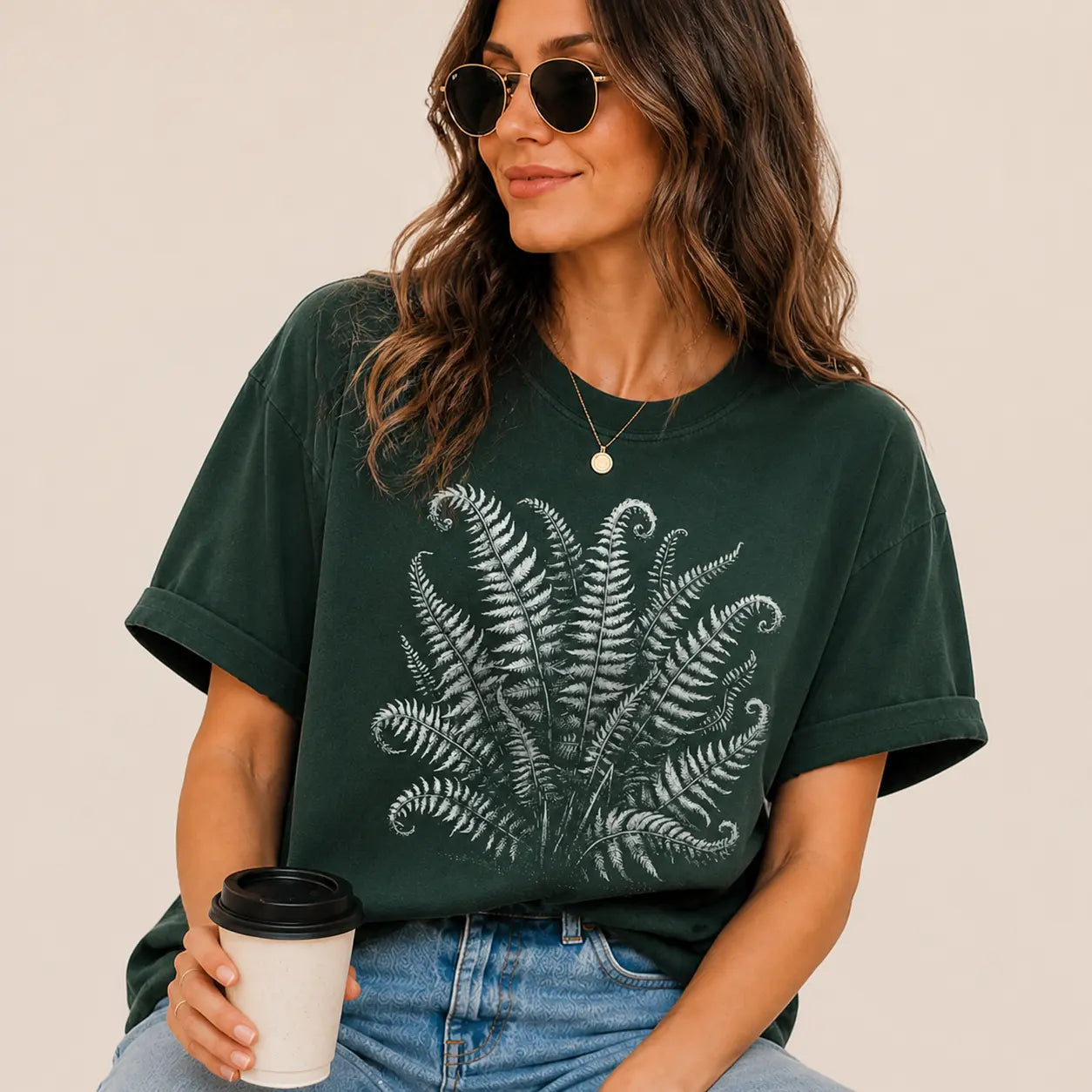 Forest Fern Botanical Graphic Tee