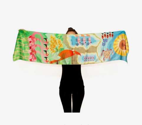 flamingo scarf
