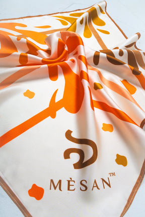 Mèsan Sunrise Mulberry Silk Scarf