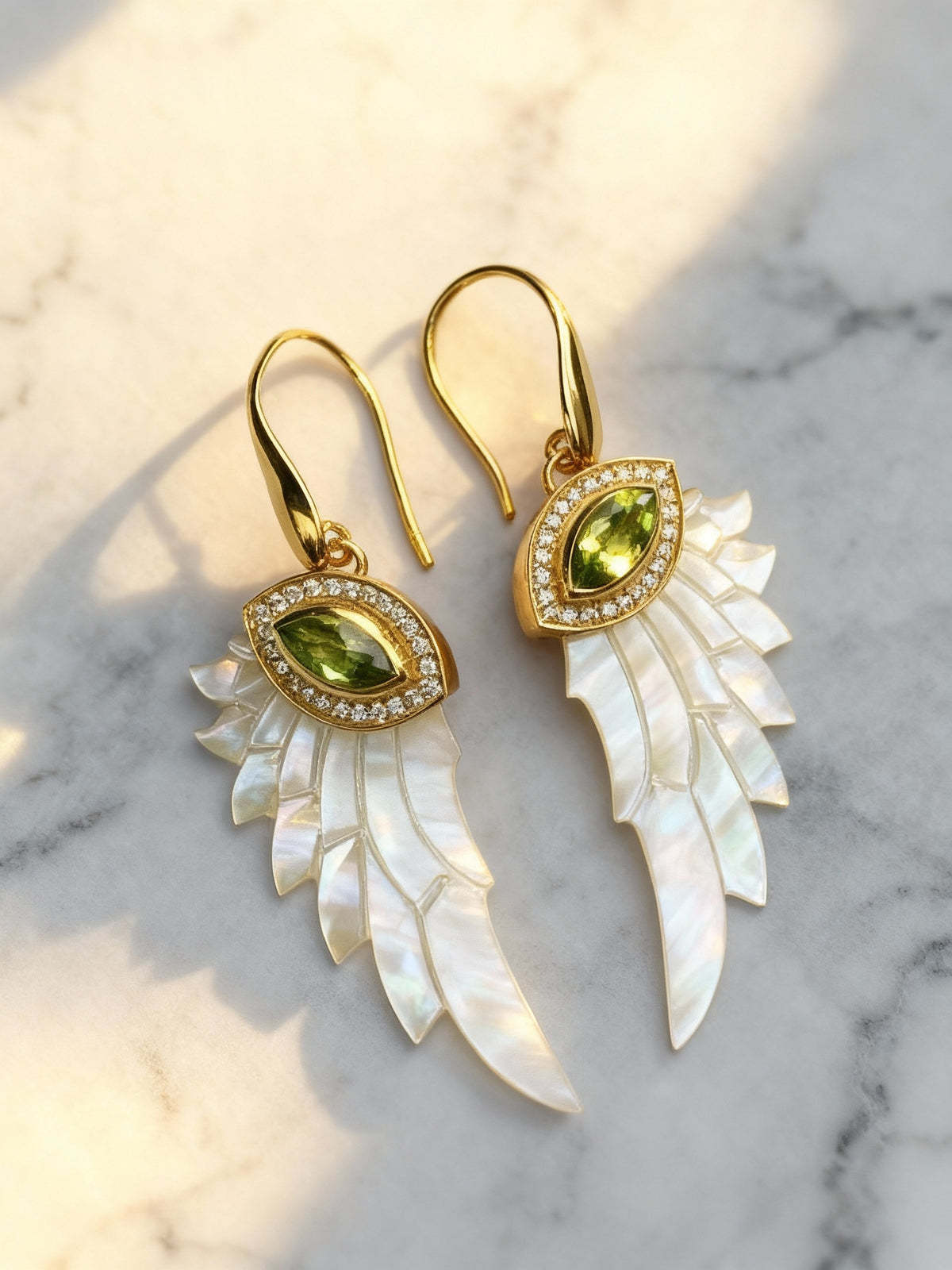 Selene Earrings (Petite, Gold)