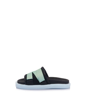 Eco-Friendly Sporty Slides with Velcro Straps Alu