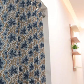 Elegant Hand Block Print Curtains: Pushp Samhita