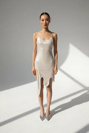 Sequin Wavy Dress