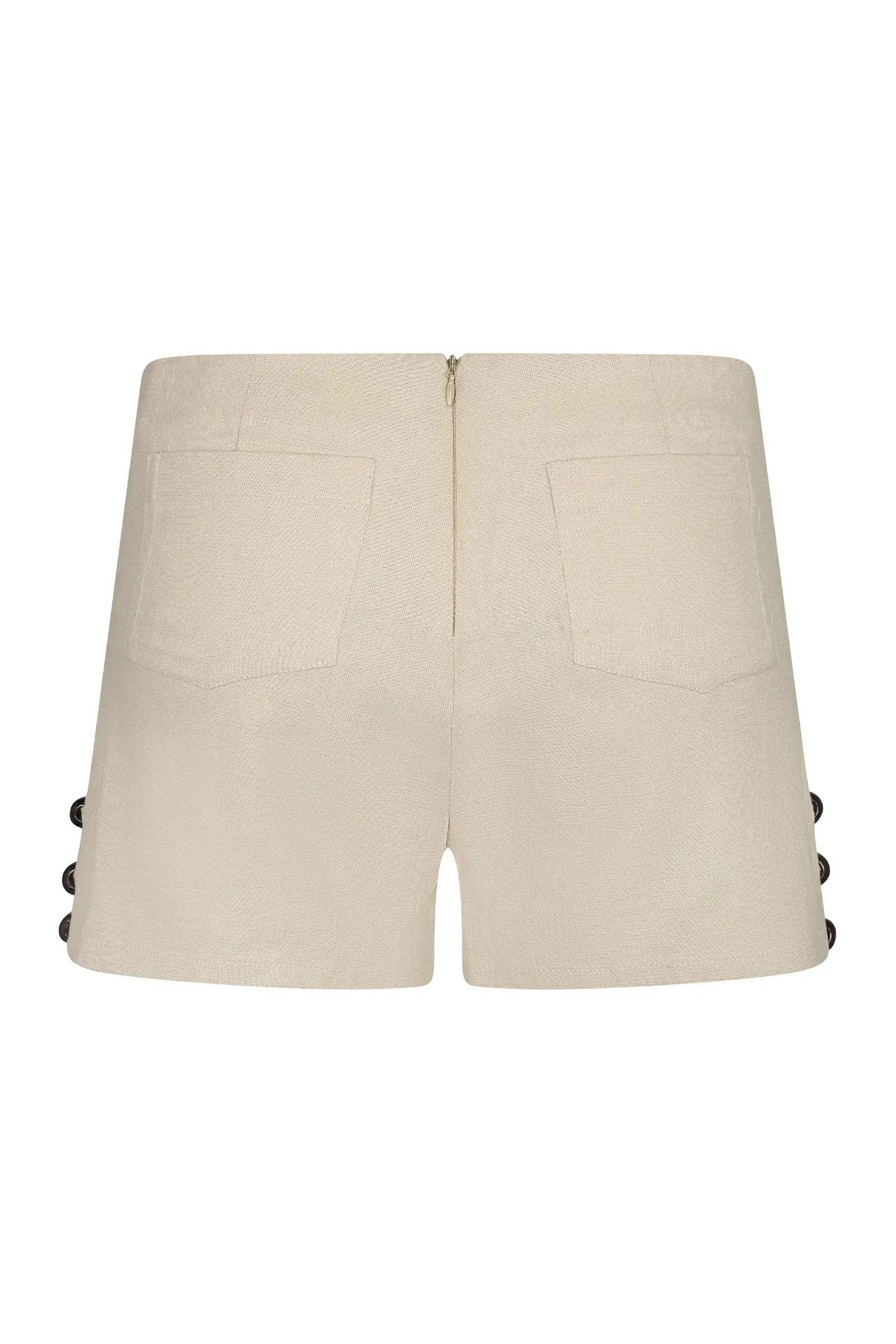 Tropical Short  Beige