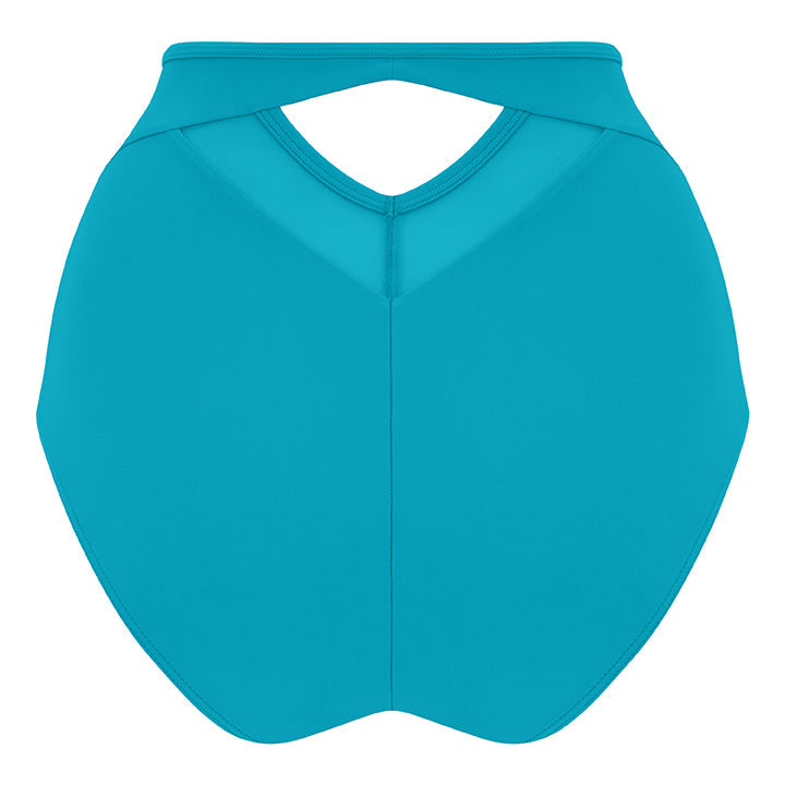 Curvy Kate Sheer Class High Waist Bikini Brief Turquoise