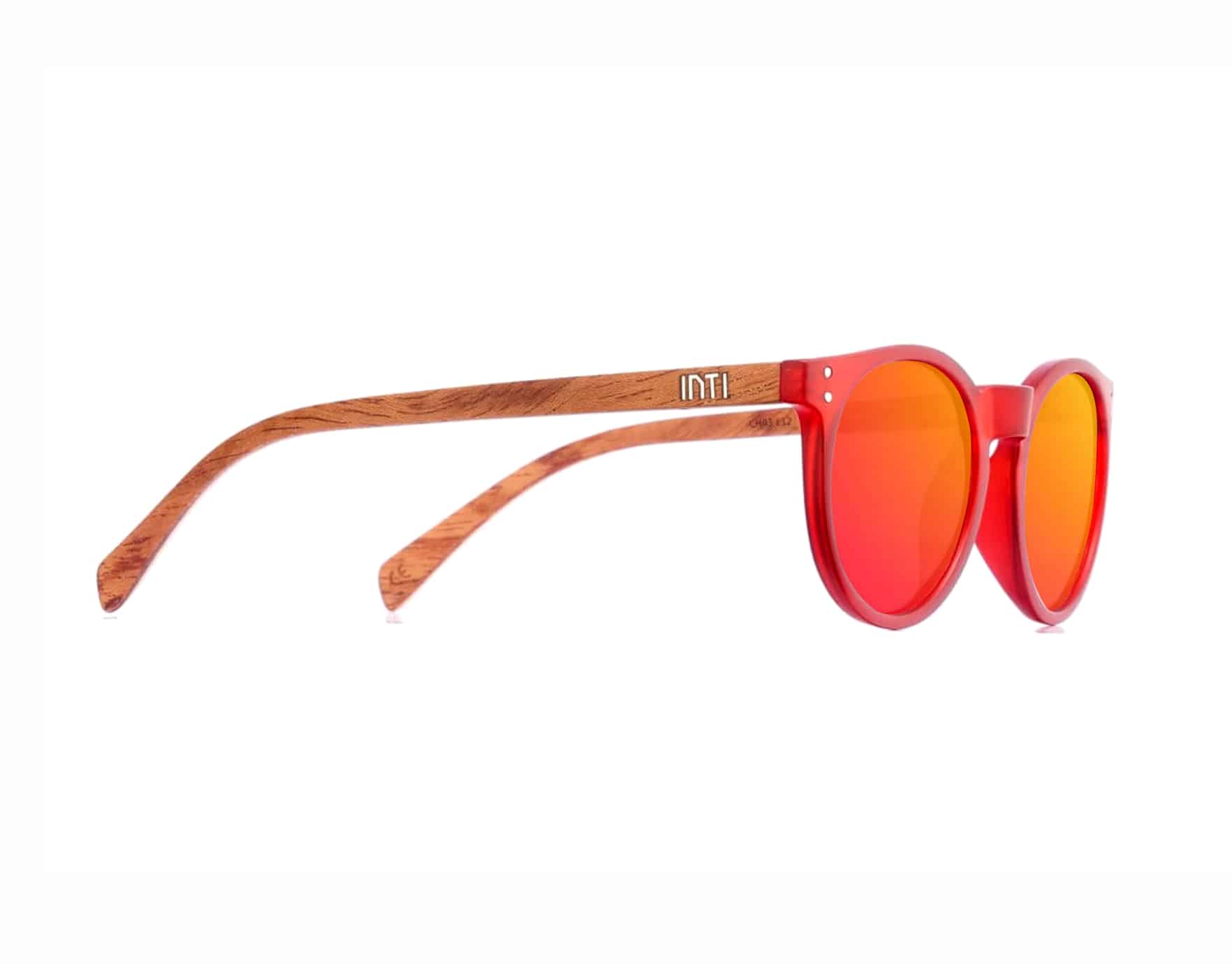 Red Candy Wooden Sunglasses-INTI