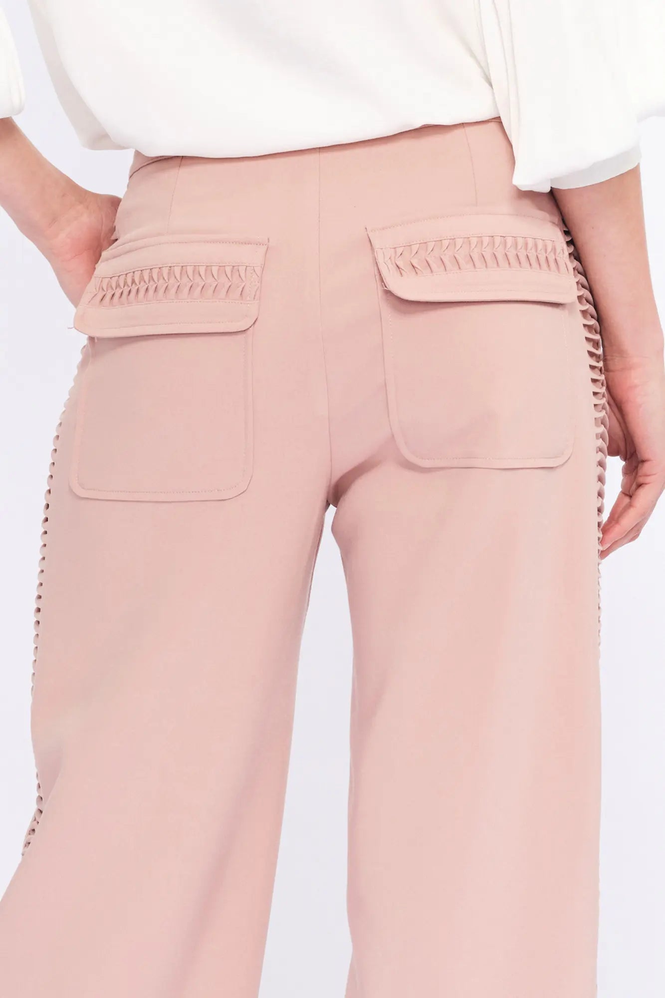 Parker Straight-Leg Trouser | Rose
