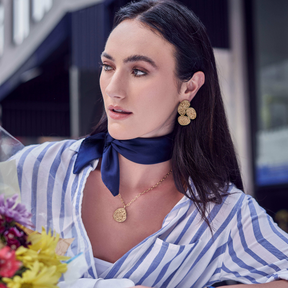 Origen Gold Statement Earrings