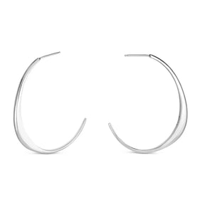 Hiba Hoop Sterling Silver Earrings