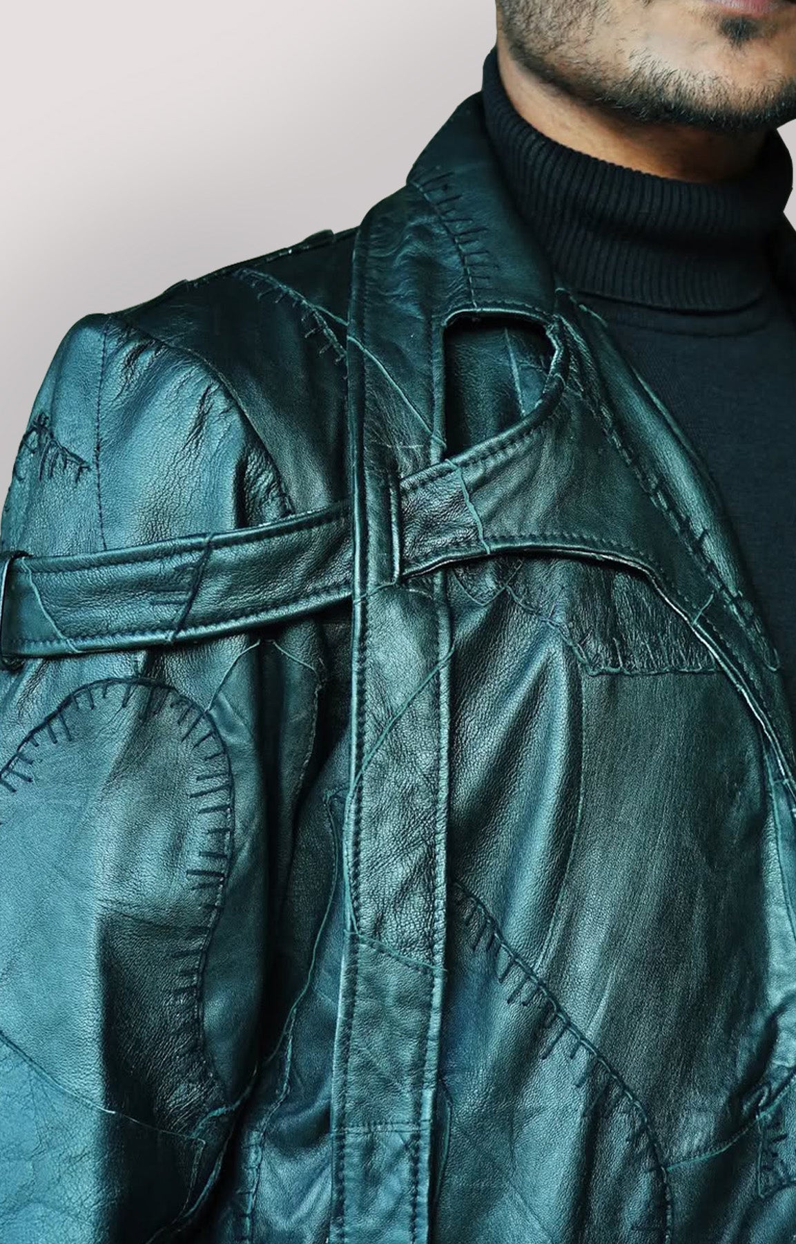 Unisex Genuine Leather Jacket Coat