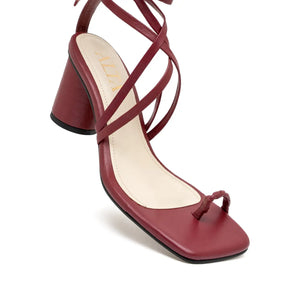 CLARA RED SANDALS