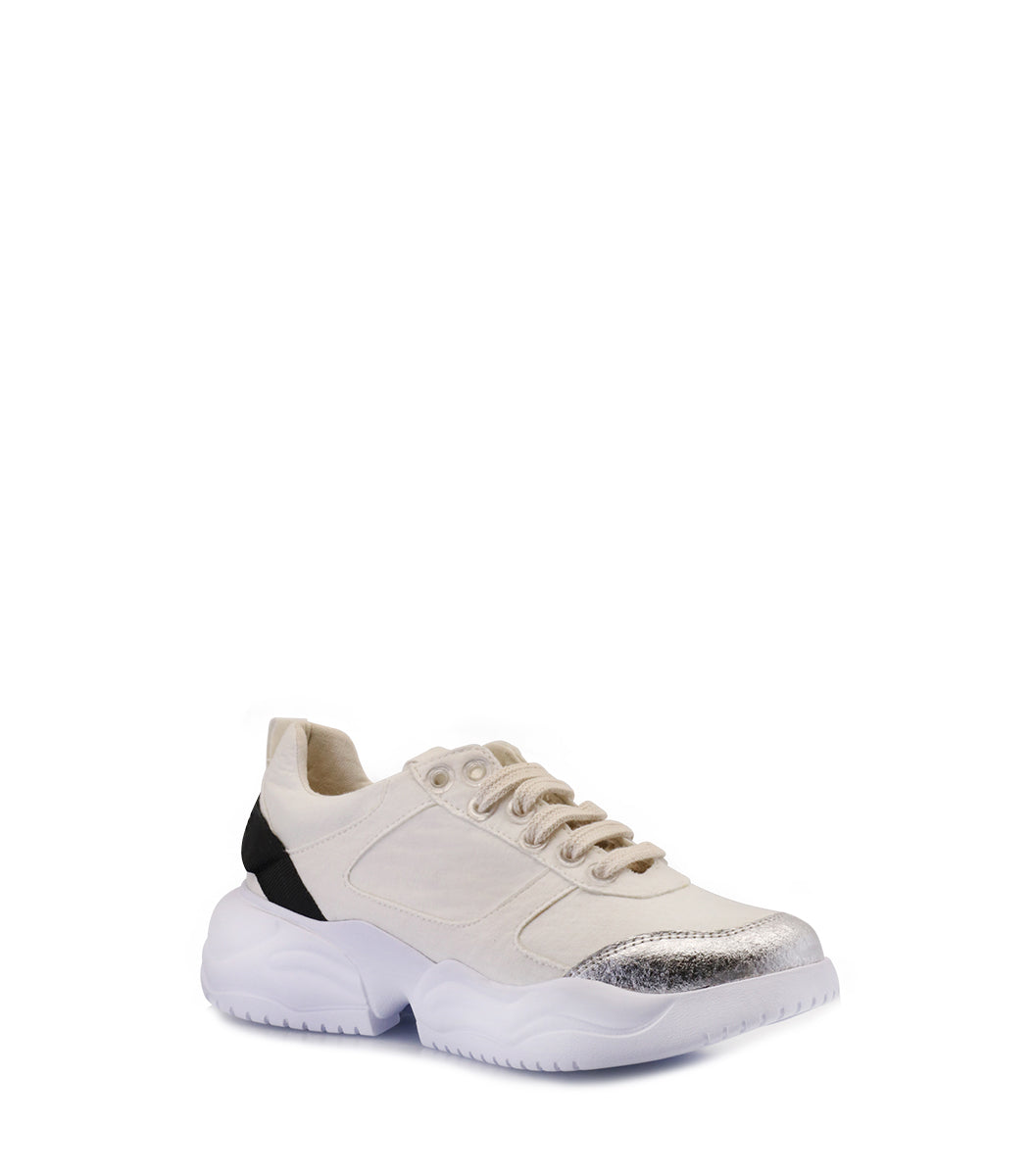 Eco-Friendly Silver Sneakers Air