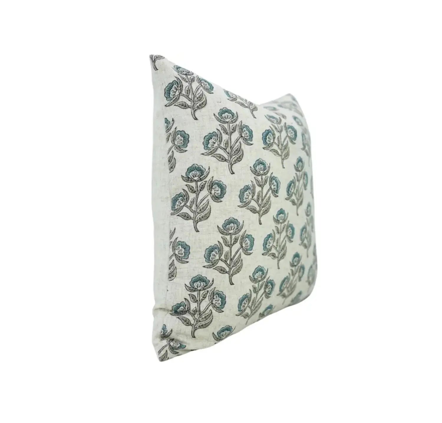 Classic Boho Hand-Made Block Viscose Linen Pillow Cover- Beal Patra
