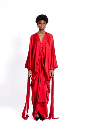EVE DRAPED DRESS -