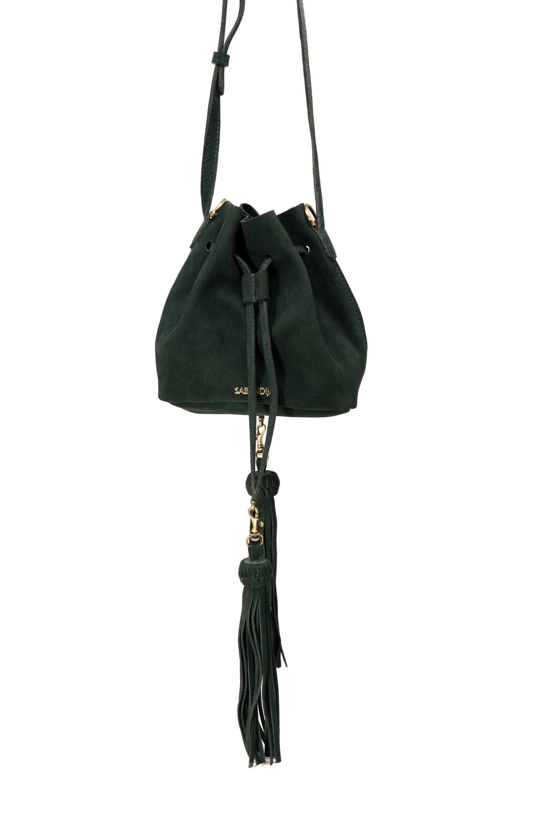 Lechuza Suede Crossbody Bag