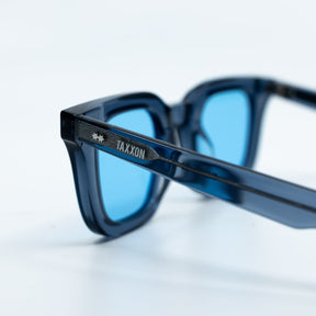 Zid Sunglasses with Onyx Frame & Light Blue Lens