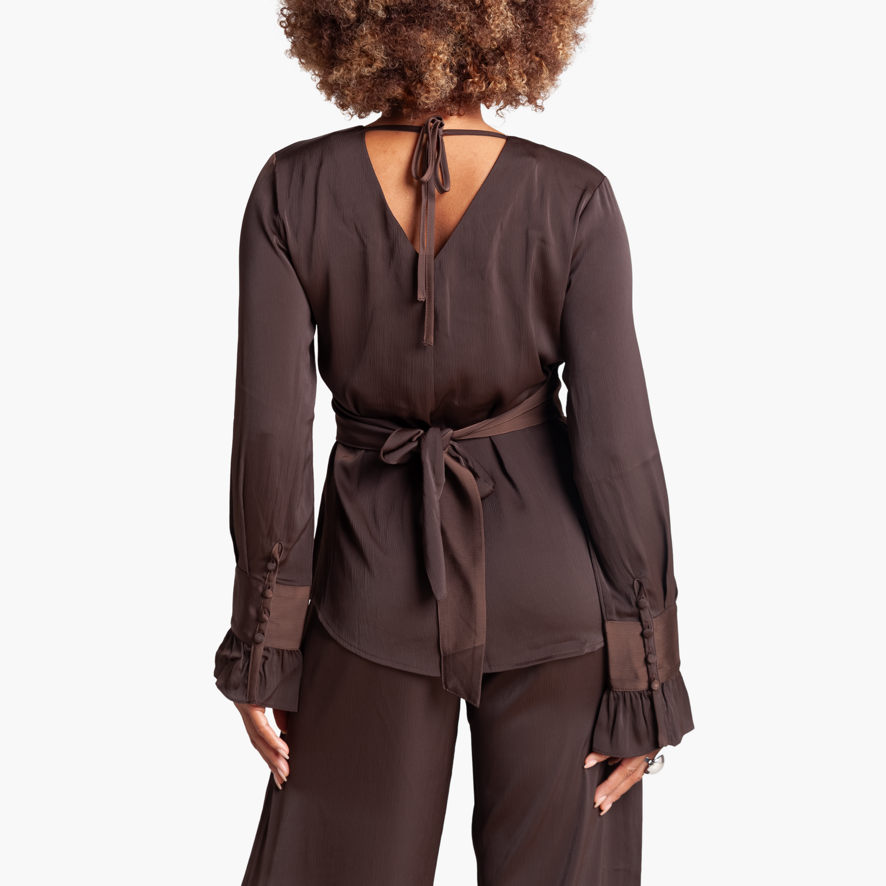 Long Sleeve Wrap Top
