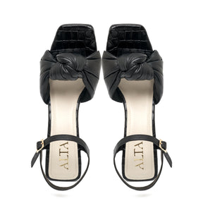 ALESSIA BLACK SANDALS