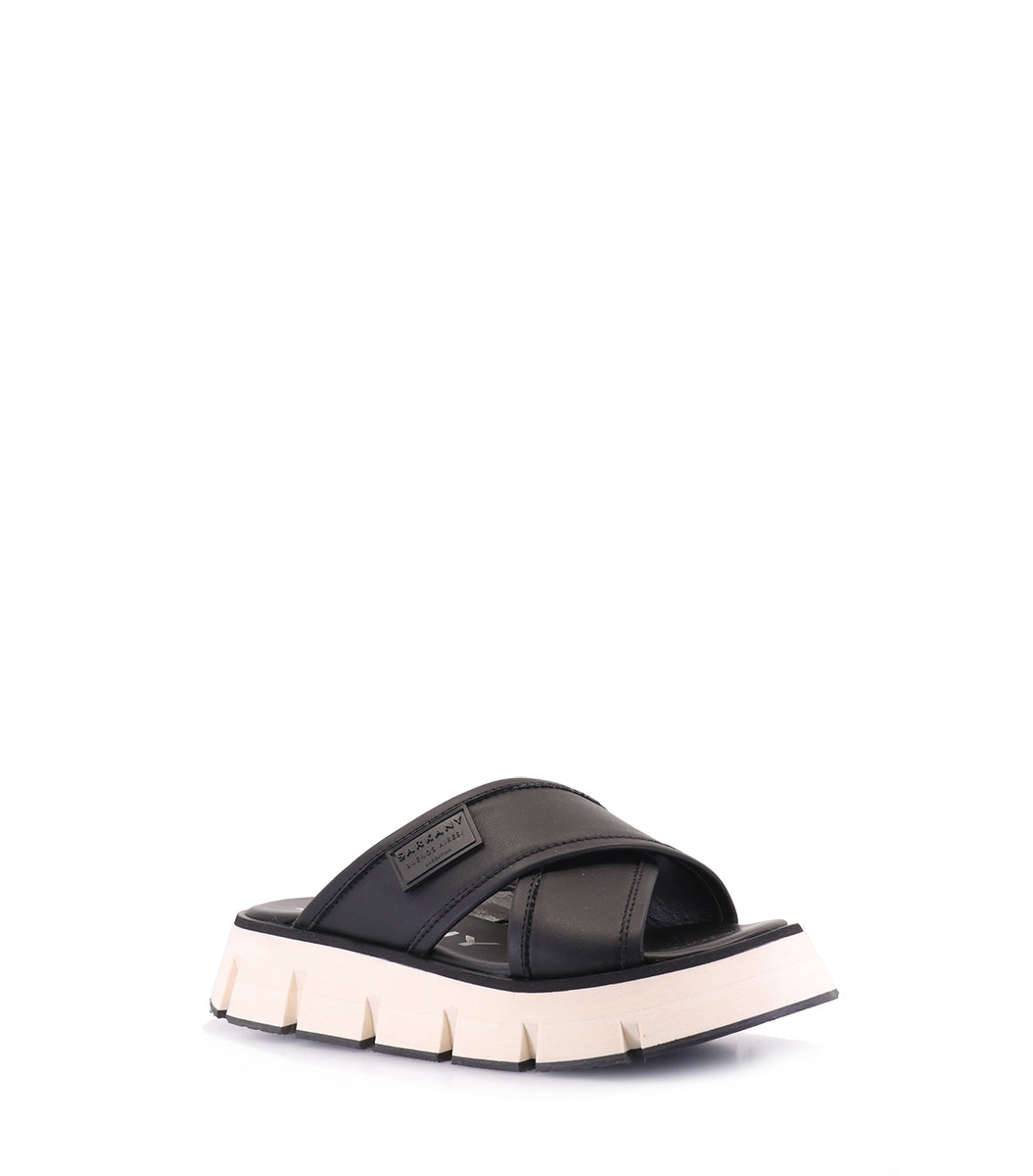 Stylish Black Platform Sandals Drake