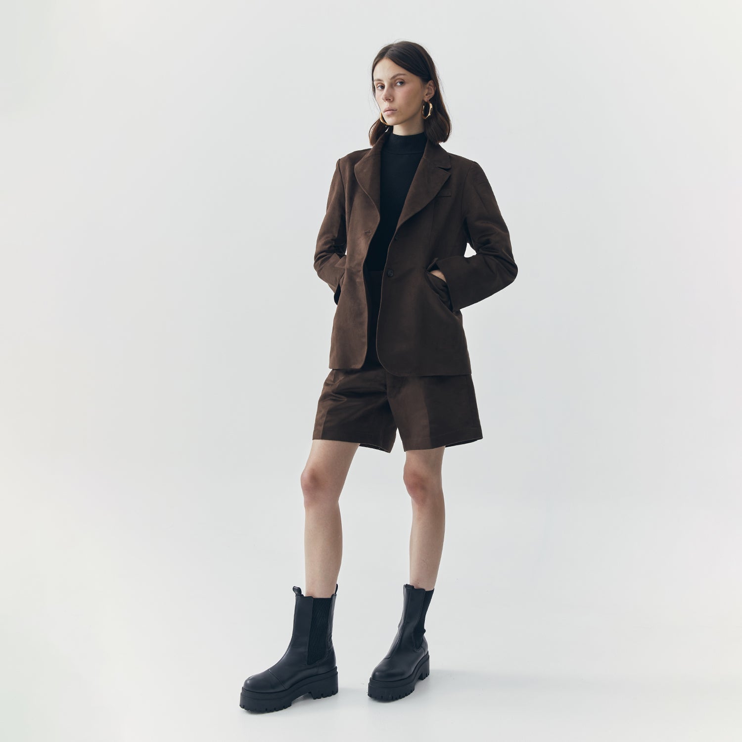 JETT SUEDE BROWN BLAZER