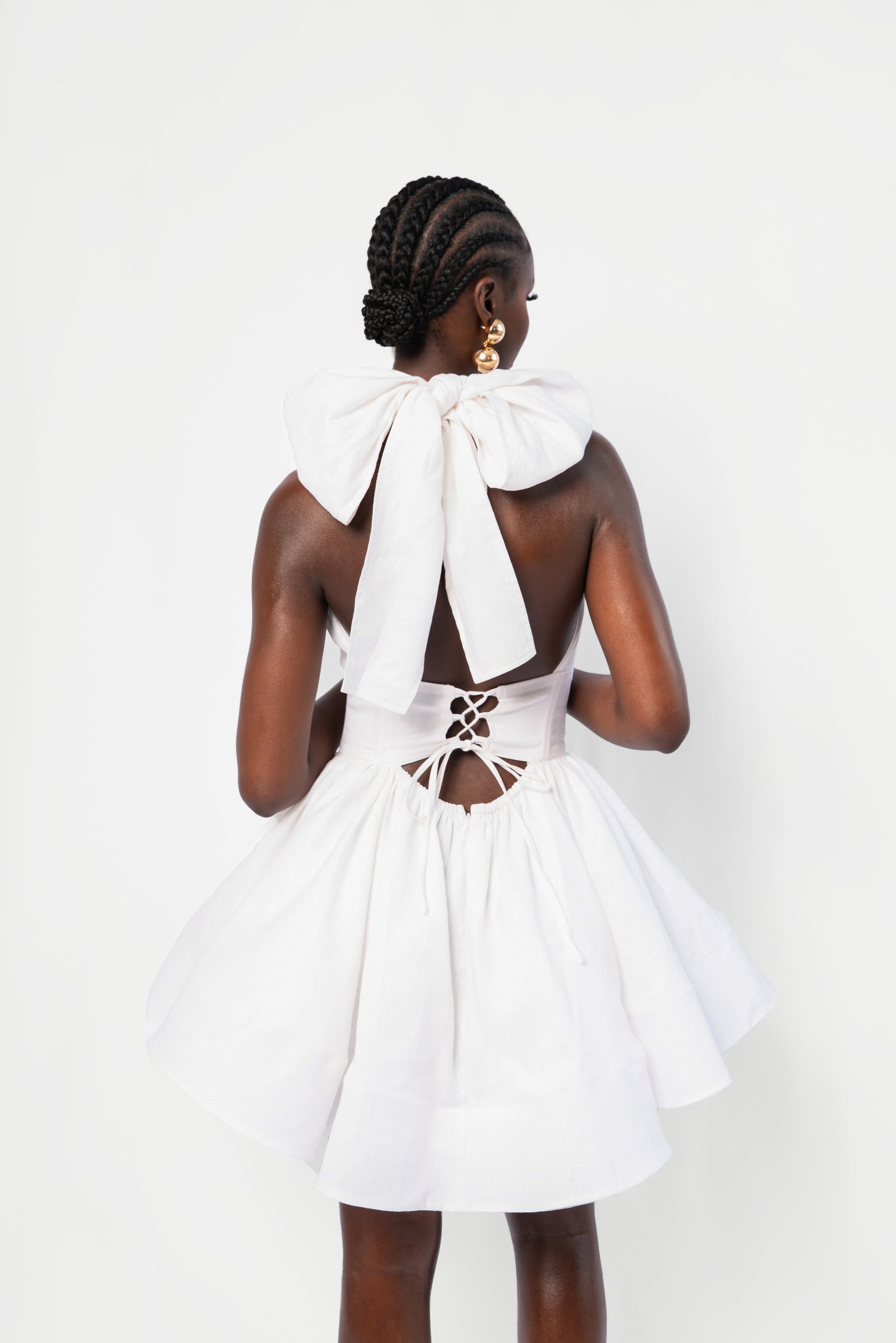 Linen GRACE Mini Dress