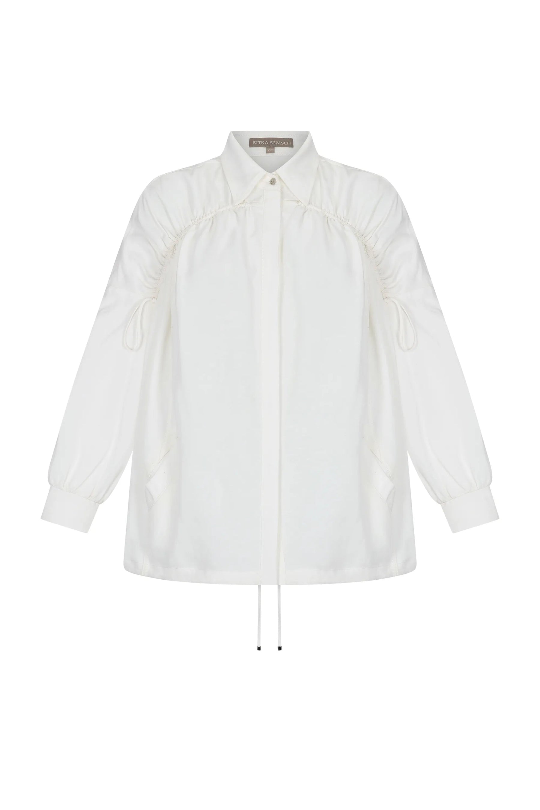 Ailani Linen Blend Jacket | Off White